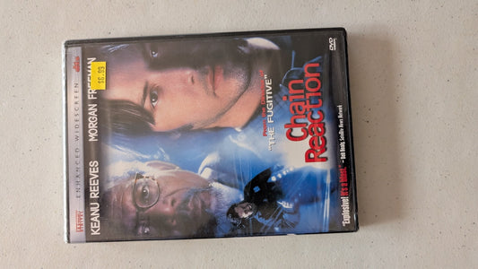 Chain Reaction (DVD, 1996, PG-13) Keanu Reeves, Morgan Freeman