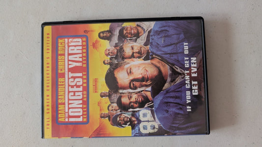 The Longest Yard (DVD, 2005, PG-13, Fullscreen) Adam Sandler, Chris Rock, Nelly, Burt Reynolds