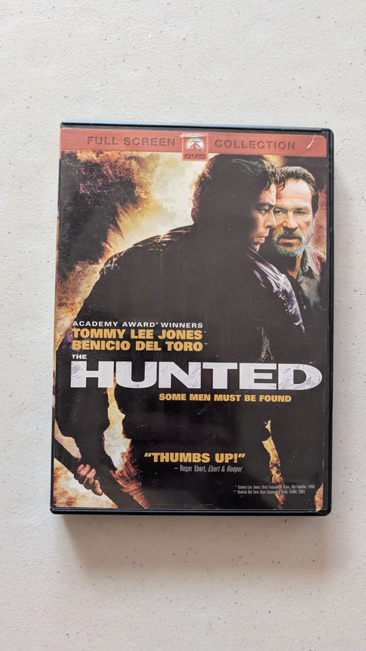 THE HUNTED (DVD, 2003, R) TOMMY LEE JONES, BENICIO DEL TORO