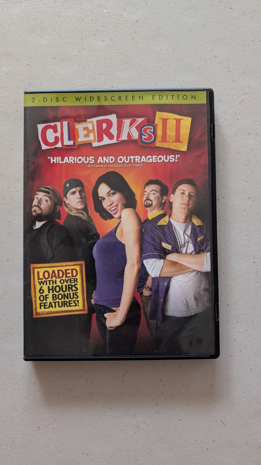 CLERKS II (DVD, 2006, R) BRIAN O'HALLORAN, JEFF ANDERSON, ROSARIO DAWSON