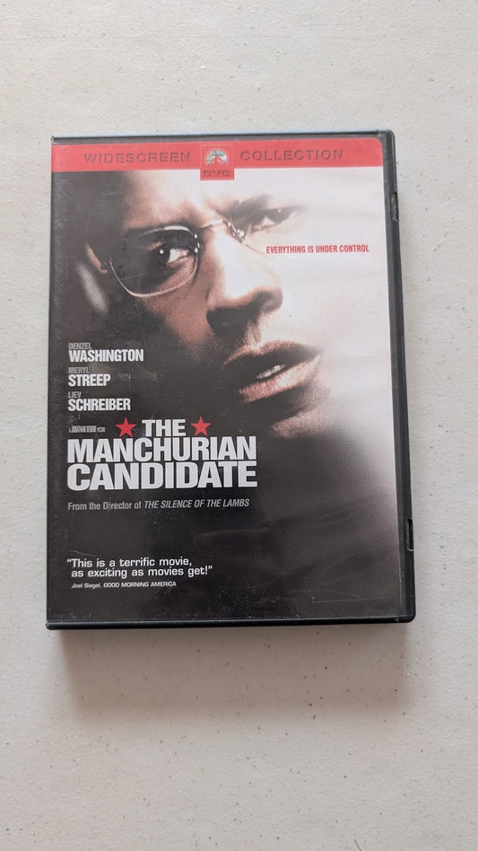 THE MANCHURIAN CANDIDATE (DVD, 2004, R) DENZEL WASHINGTON, MERYL STREEP, LIEV SCHREIBER