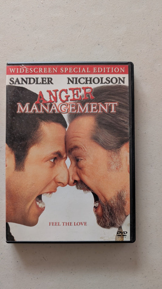 ANGER MANAGEMENT (DVD, 2003, PG-13) ADAM SANDLER, JACK NICHOLSON