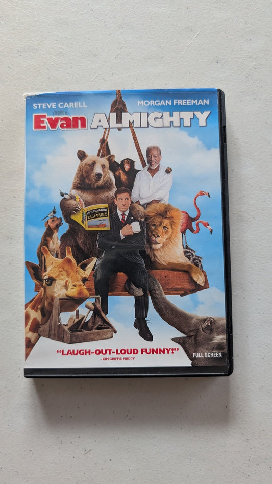 EVAN ALMIGHTY (DVD, 2007, PG) STEVE CARELL, MORGAN FREEMAN