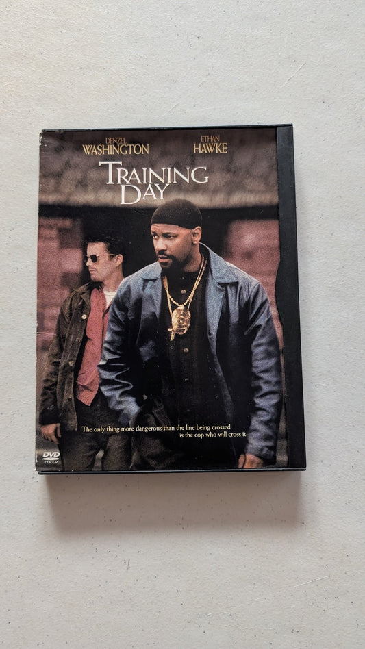 TRAINING DAY (DVD, 2001, R) DENZEL WASHINGTON, ETHAN HAWKE