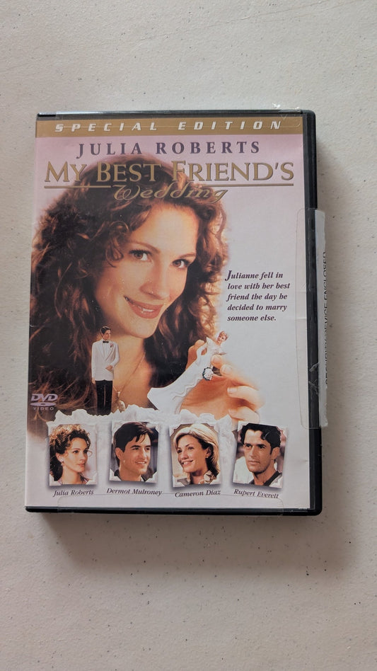 MY BEST FRIEND'S WEDDING (DVD, 1997, PG-13) JULIA ROBERTS, DERMOT MULRONEY, CAMERON DIAZ, RUPERT EVERETT