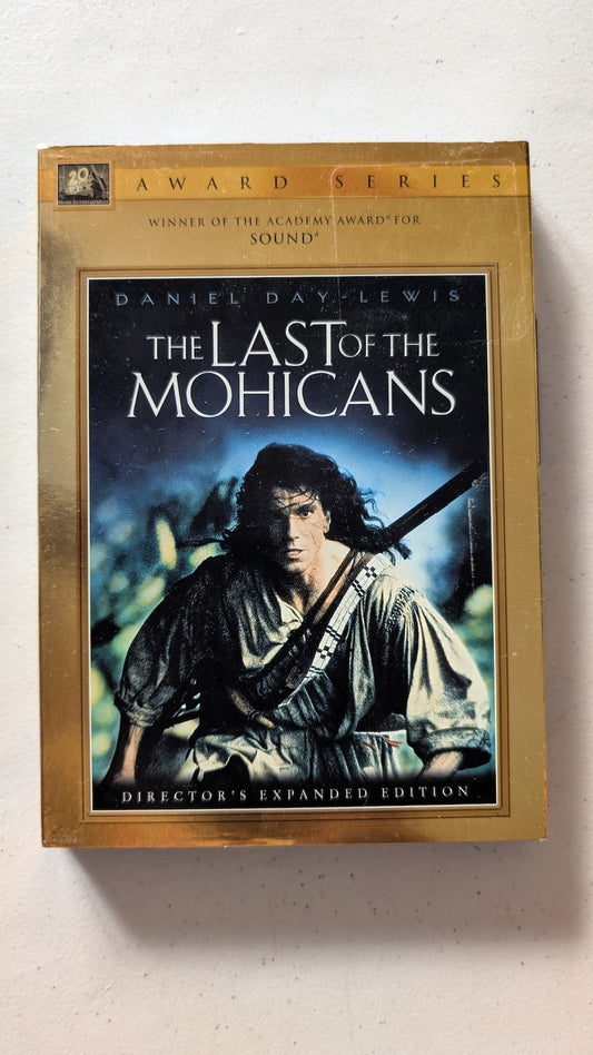 THE LAST OF THE MOHICANS (DVD, 1992, R) DANIEL DAY-LEWIS