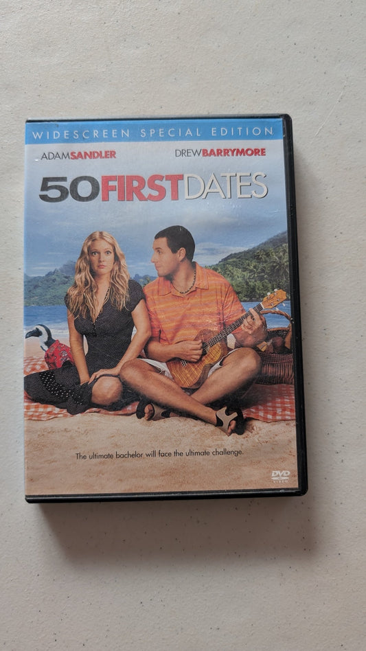 50 First Dates (DVD, 2004, PG-13) Adam Sandler, Drew Barrymore
