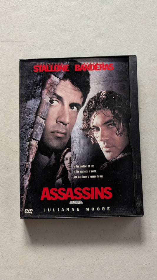 Assassins (DVD, 1995, R) Sylvester Stallone, Antonio Banderas, Julianne Moore