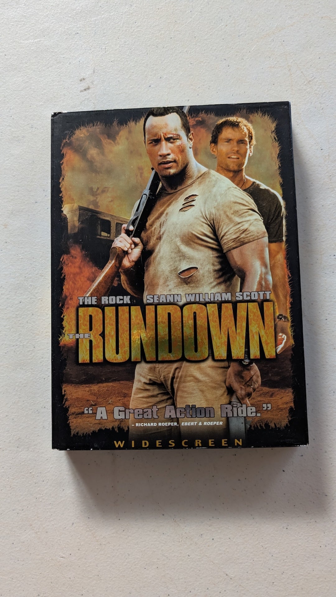 THE RUNDOWN (DVD, 2003, PG-13) THE ROCK, SEANN WILLIAM SCOTT