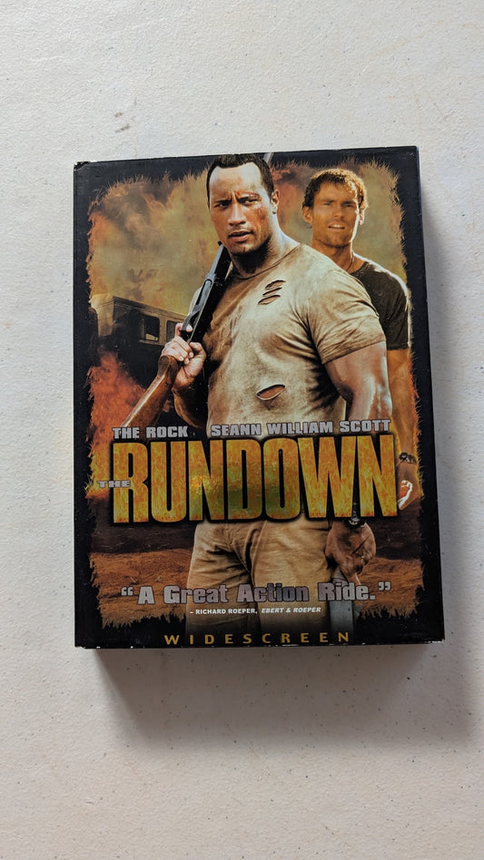THE RUNDOWN (DVD, 2003, PG-13) THE ROCK, SEANN WILLIAM SCOTT