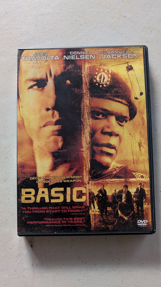 Basic (DVD, 2003, R) John Travolta, Connie Nielsen, Samuel L. Jackson