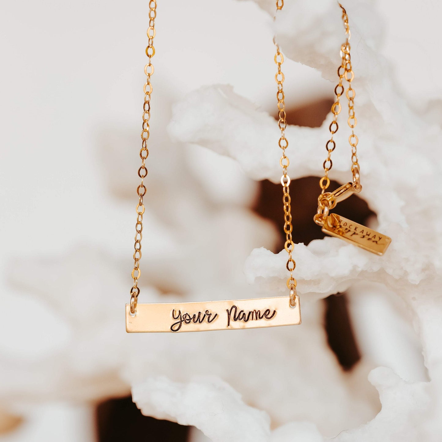 PERSONALIZED BAR NECKLACE