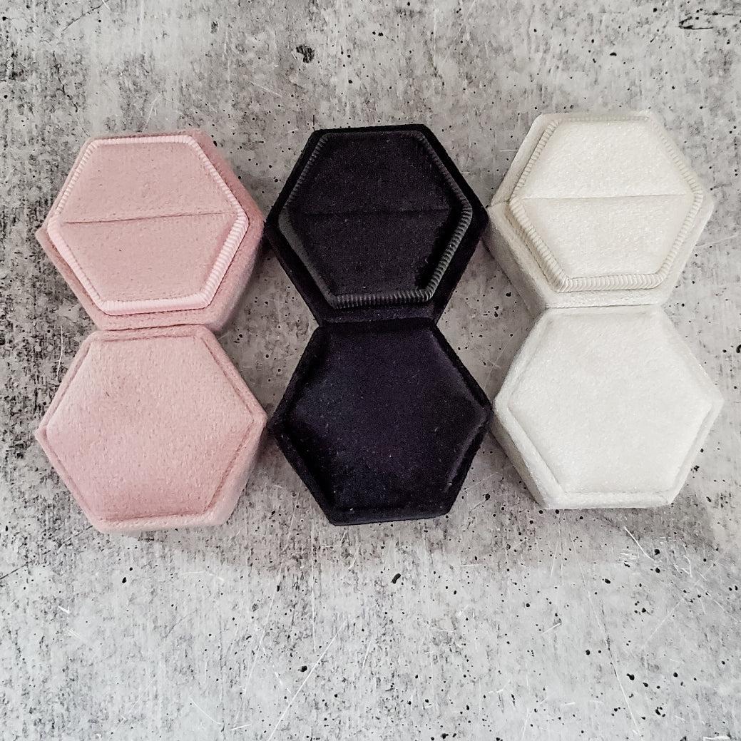 PERSONALIZED VELVET RING BOX