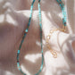TINY TURQUOISE CHOKER NECKLACE - HŌKŪALA