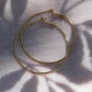 THIN GOLD HOOP EARRINGS - 3 SIZES - KEAKA