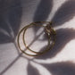 THIN GOLD HOOP EARRINGS - 3 SIZES - KEAKA