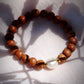 STRETCHY WHITE PEARL SANDALWOOD BRACELET - KAMAHA'O