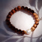 STRETCHY WHITE PEARL SANDALWOOD BRACELET - KAMAHA'O