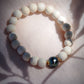 STRETCHY TAHITIAN PEARL LIGHT WOOD BRACELET - LANI