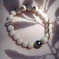 STRETCHY TAHITIAN PEARL LIGHT WOOD BRACELET - LANI