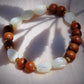 STRETCHY PIKAKE SANDALWOOD BRACELET - HO'OLANA