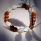 STRETCHY PIKAKE SANDALWOOD BRACELET - HO'OLANA