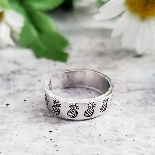 PINEAPPLE ALUMINUM RING