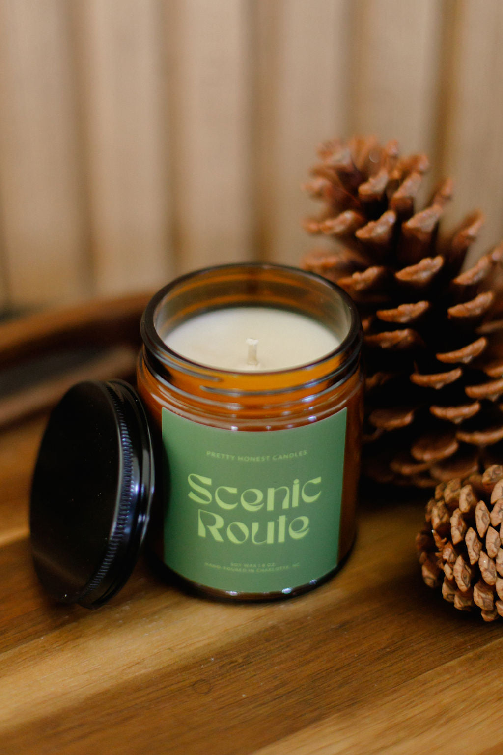 EUCALYPTUS AND PINE CANDLE: SCENIC ROUTE CANDLE