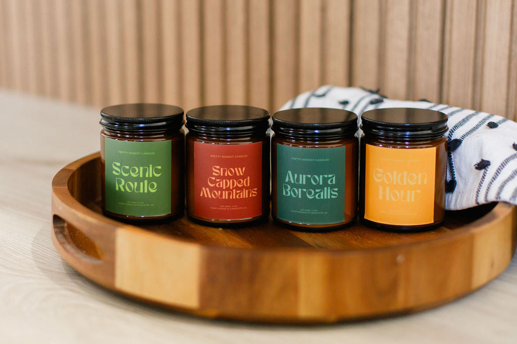 EUCALYPTUS AND PINE CANDLE: SCENIC ROUTE CANDLE