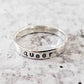 QUEER SKINNY BAND RING