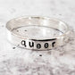 QUEER SKINNY BAND RING