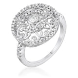 .5 CT INTERLOCKING CIRCLES RING WITH CZ