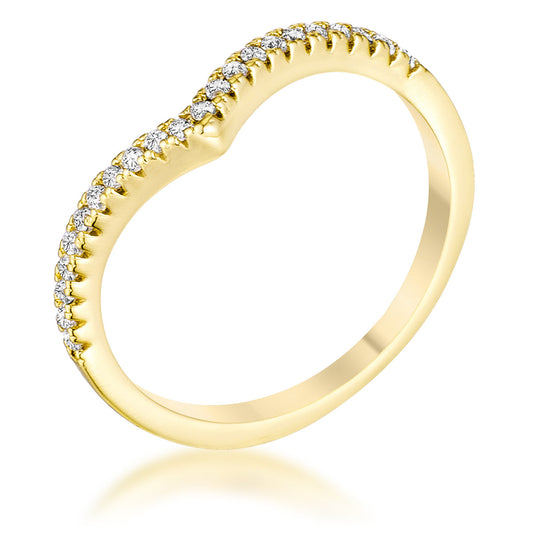 .22CT CHEVRON RING WITH CZ