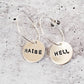 RAISE HELL HOOP EARRINGS