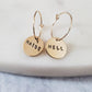 RAISE HELL HOOP EARRINGS