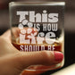 THIS IS HOW LIFE SHOULD BE ENGRAVED ROCKS GLASS INSPIRATIONAL GIFTS FOR WOMEN WEIGHTED WHISKEY GLASSES - 10.25 OZ