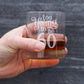 TOO YOUNG TO BE 60 - FUNNY 60TH BIRTHDAY WHISKEY ROCKS GLASS GIFTS FOR MEN & WOMEN TURNING 60 - WHISKY DRINKING TUMBLER