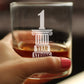 1 YEAR STRONG ENGRAVED ROCKS GLASS GIFTS 1ST ANNIVERSARY PARTY DECOR WEIGHTED WHISKEY GLASSES - 10.25 OZ