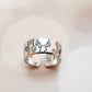 REINDEER MIDDLE FINGER CHRISTMAS RING