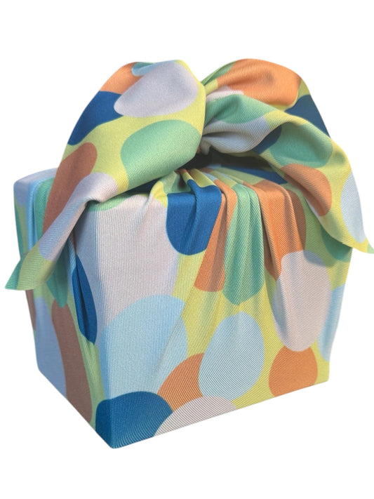 SMALL REUSABLE CLOTH FUROSHIKI GIFT WRAP | POLKA DOTS