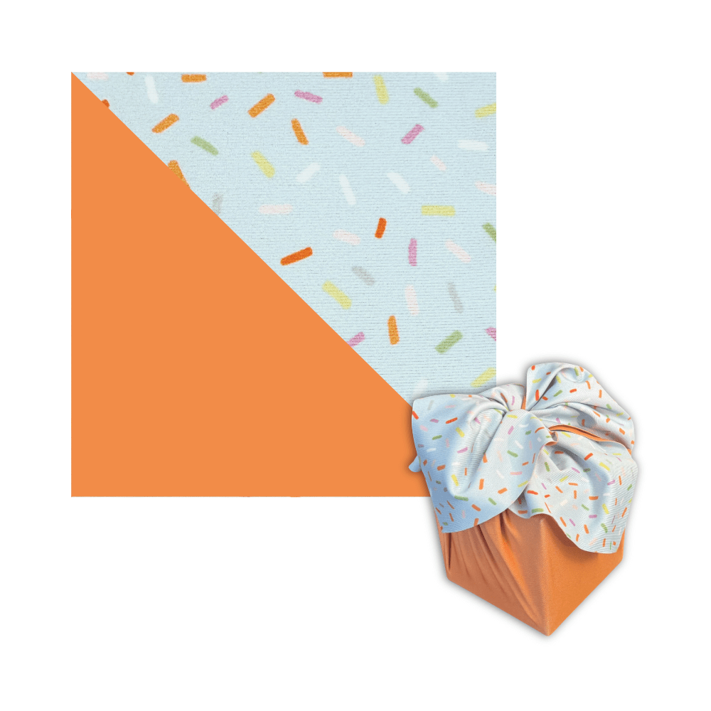 SMALL REUSABLE CLOTH FUROSHIKI GIFT WRAP | SPRING CONFETTI