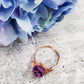 ROSE BEAD WIRE WRAPPED RING