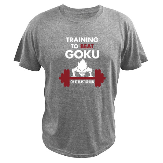 TRAINING TO BEAT GOKU GYM SHIRT