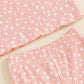 TODDLER KIDS GIRLS 2PCS FALL OUTFIT RUFFLE FLOWER PRINT LONG SLEEVE TOP + FLARE PANTS SET