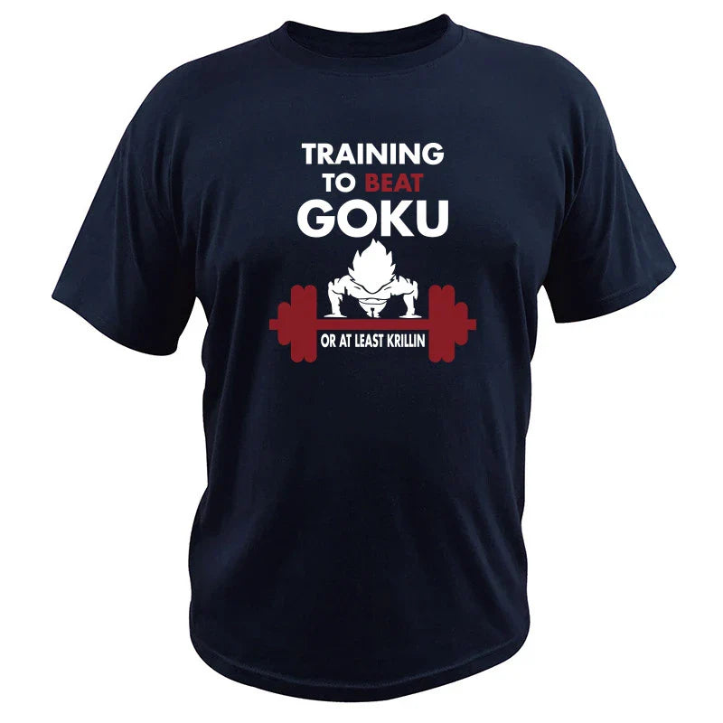 TRAINING TO BEAT GOKU GYM SHIRT