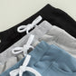 TODDLER BABY KIDS BOYS 3PCS SET SHORTS SOLID COLORS