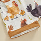 TODDLER BABY BOY 2PCS FARM CLOTHES CHICKENS ANIMALS PRINT SHIRT SHORTS OUTFIT SET