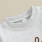 TODDLER BABY BOY LONG SLEEVE CREWNECK LETTERS BIG LIL BRO PULLOVER TOP OR ROMPER BROTHER MATCHING