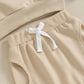 TODDLER BABY BOY 2PCS FALL WINTER OUTFITS LONG SLEEVE LETTER MAMA'S BOY CREWNECK TOP JOGGER PANTS SET
