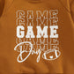 0-3YEARS INFANT BABY BOY GIRL CASUAL PULLOVERS LONG SLEEVE GAME DAY FOOTBALL HOCKEY PRINT RIBBED CUFFS SWEATSHIRT TOP